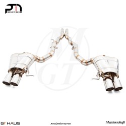 4X90mm Meisterschaft Stainless - GTS Ultimate Performance Exhaust for BMW F12/F13 (Coupe/Convertible) 650i -Cat-back is included